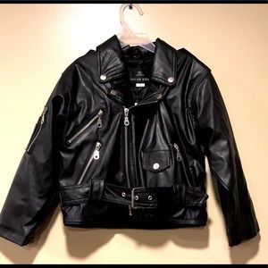 Boys faux leather jacket. OSCAR KIDS
